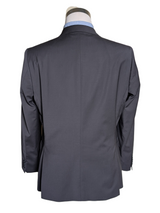 Oscar Jacobson Suit 40/41R Navy Blue Superfine Wool blend