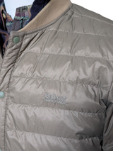 Barbour x Land Rover Jacket L Khaki Green Portsea Quilt Fibredown