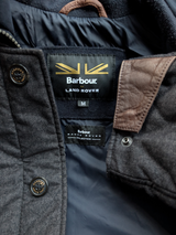 Barbour x Land Rover Ltd Ed. Jacket M Charcoal Filey Quilt Flannel