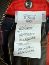Barbour Steve McQueen Jacket Boys XS Chico Waxed Cotton