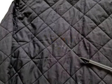 Barbour Jacket M Ltd Ed Union Jack Black Moran Padded Quilt Polyester