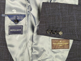 Benjamin 3-in-1 Suit Blue Plaid 2-button VBC Wool/Silk