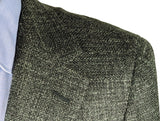 Benjamin Cerruti Sport Coat Greyish Green Melange 2-button Soft Shoulder Wool