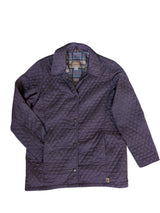 Barbour Ladies Jacket M/8 US Blurple Flyweight Quilted Polyamide