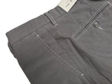 LBM 1911 Trousers 38 Light Grey Weave Flat Front Cotton Blend
