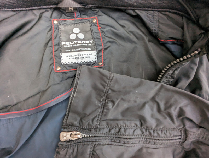 Peuterey Biker Jacket M/50 Black Polyester