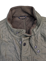 Barbour Jacket L Olive Green Ariel Polarquilt Polyamide