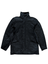 Barbour Coat S/M Black Polar Quilt Duracotton