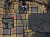 Barbour Coat M Midnight Beaufort Waxed Cotton