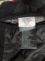 Barbour Jacket M Soft Midnight Corbridge Waxed Cotton