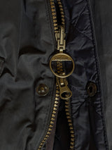 Barbour Reversible Waxed/Quilted Coat L Midnight Blue Bedley