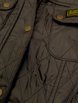 Barbour Ladies International Belted Jacket XS/2 US Brown Polar Quilted Polyester