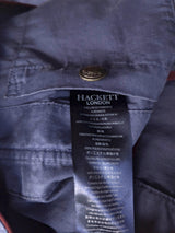 Hackett Velospeed Field Jacket S Mid Blue Washed Cotton
