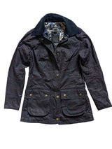 Barbour x William Morris Liberty Ladies Coat S 4US Manderston Waxed Cotton RARE!