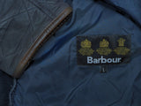 Barbour Jacket L/XL Midnight Blue Powell Padded Quilt Polyester