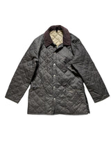 Barbour Jacket S/M Dark Jungle Green Liddesdale Padded Quilt Polyamide
