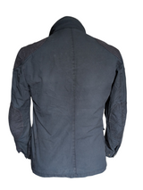 Barbour Motorcycle Jacket S Faded Blue Simonside Union Jack Waxed Cotton