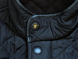 Barbour Jacket S/M Black Powell Padded Quilt Polyester
