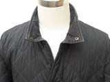 Barbour Jacket XL/XXL Black Chelsea Padded Quilt Polyester