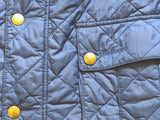 Barbour Jacket XL Mid Blue Ariel Padded Quilt Polyester