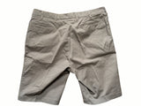 Marco Pescarolo Bermuda Shorts 37/38 Stone Flat Front Cotton/Elastane