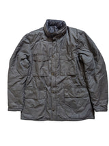 Barbour Reversible Waxed/Quilted Coat L Midnight Blue Bedley