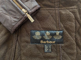 Barbour Ladies International Belted Jacket XS/2 US Brown Polar Quilted Polyester
