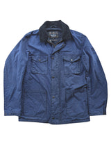 Barbour Coat Steve McQueen S/M Blue Lawtell Waxed Cotton