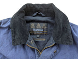Barbour Coat Steve McQueen S/M Blue Lawtell Waxed Cotton