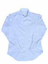 Pal Zileri Shirt M/15.75 Slim Pale Blue Ribbon Stripe Cotton