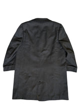 Vintage Chester Barrie Savile Row Half Raglan Coat L/42R Charcoal Heavy Covert Cloth Wool