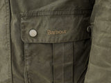 Barbour Motorcycle Jacket S Dark Olive Green Duke Waxed Cotton