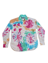 Polo Ralph Lauren Shirt M Tie-Dyed Plaid Oxford Cotton
