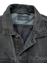 Paul Smith Jeans Jacket S Washed Black Cotton Denim