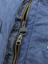 Barbour Coat Steve McQueen S/M Blue Lawtell Waxed Cotton