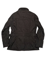 Barbour Ladies International Belted Jacket XS/2 US Brown Polar Quilted Polyester