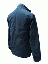 Next British Millerain Jacket L Blue Waxed Cotton