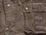 Barbour Motorcycle Jacket S Soft Brown Duke Waxed Cotton