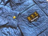 Barbour Jacket XL Mid Blue Ariel Padded Quilt Polyester