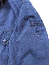 Barbour Coat Steve McQueen S/M Blue Lawtell Waxed Cotton