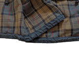Barbour Coat S/M Slate Blue Hardwick Waxed Cotton