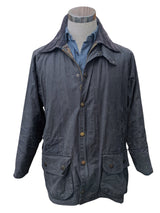 Barbour Coat M Midnight Beaufort Waxed Cotton