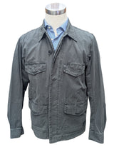 Paul Smith Field/Chore Jacket M Garment Dyed Gunmetal Grey Cotton