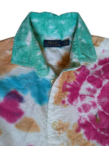 Polo Ralph Lauren Shirt M Tie-Dyed Plaid Oxford Cotton