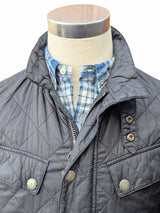 Barbour Jacket S Gunmetal Grey Ariel Padded Quilt Polyester