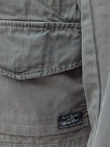 Paul Smith Field/Chore Jacket M Garment Dyed Gunmetal Grey Cotton