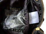 Barbour Ladies Jacket S/4 US Black Livingo Biker Waxed Cotton