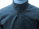 Next British Millerain Jacket L Blue Waxed Cotton