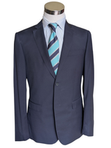 Pal Zileri Lab Suit 40/41R Navy Blue Slim Fit Wool