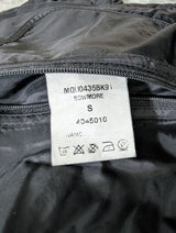 Barbour Jacket S Black Bowmore Padded Quilt Polyester